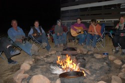 Round the camp fire