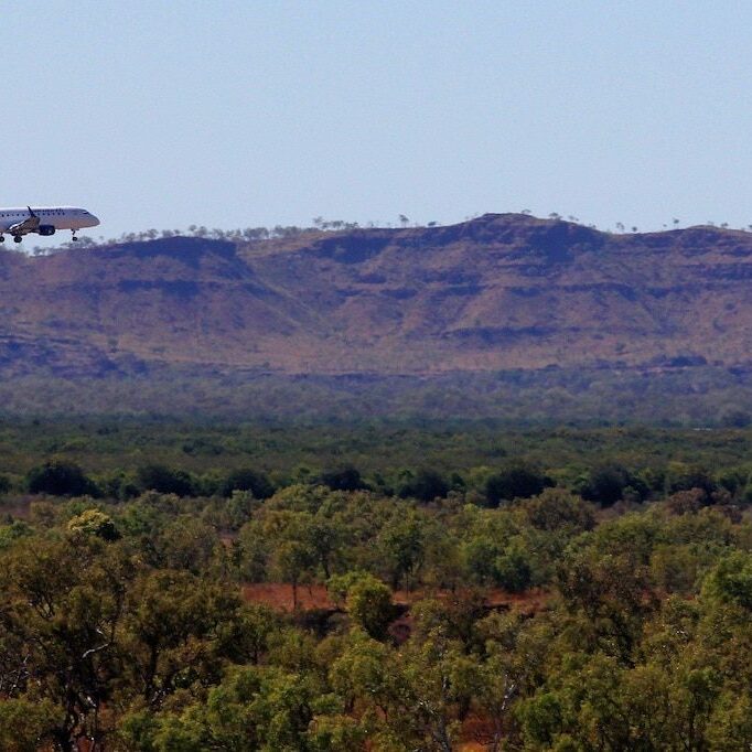 Airnorth plane over Kununurra
